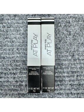 Lot Of 2 Mary Kay AT Play Highlighting Stick ROSE GOLD Limited Edition 120915